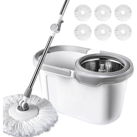 Spin Mop and Bucket